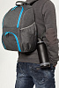 Изотермический рюкзак Liten Fest, серый с темно-синим с нанесением логотипа
