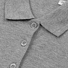 Рубашка поло мужская PHOENIX MEN, серый меланж с нанесением логотипа