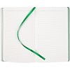 Ежедневник Duplex, недатированный, белый с зеленым с нанесением логотипа