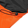 Спальный мешок Capsula, оранжевый с нанесением логотипа