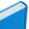 Ежедневник Favor, недатированный, голубой с нанесением логотипа