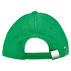Бейсболка BUFFALO, ярко-зеленая с белым с нанесением логотипа