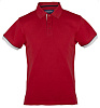 Рубашка поло мужская ANDERSON, красная с нанесением логотипа