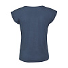 Футболка Melba, темно-синяя с нанесением логотипа