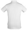 Рубашка поло мужская AVON, белая с нанесением логотипа