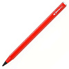Вечный карандаш Construction Endless, красный с нанесением логотипа
