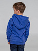 Толстовка с капюшоном детская Kirenga Kids, ярко-синяя с нанесением логотипа