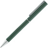 Ручка шариковая Blade Soft Touch, зеленая с нанесением логотипа