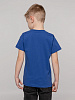 Футболка детская T-Bolka Kids, ярко-синяя с нанесением логотипа