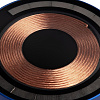 Магнитное зарядное устройство Cooper Rond, 15 Вт, синее с нанесением логотипа