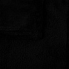 Плед Plush, черный с нанесением логотипа