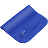Надувная подушка Ease, синяя с нанесением логотипа