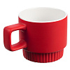 Кружка Forma Linea, красная с нанесением логотипа