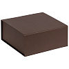 Коробка Amaze, коричневая с нанесением логотипа