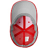 Бейсболка Ronas Hill, красная с нанесением логотипа