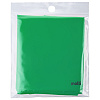 Дождевик-плащ CloudTime, зеленый с нанесением логотипа