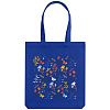 Холщовая сумка Indian Summer, ярко-синяя с нанесением логотипа