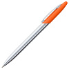 Ручка шариковая Dagger Soft Touch, оранжевая с нанесением логотипа
