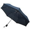 Складной зонт TAKE IT DUO, синий с нанесением логотипа