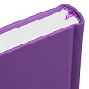 Ежедневник Favor, недатированный, фиолетовый с нанесением логотипа
