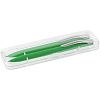 Набор Pin Soft Touch: ручка и карандаш, зеленый с нанесением логотипа