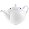 Чайник «С голубой каемочкой!» с нанесением логотипа