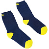 Водонепроницаемые носки Ultra Thin Crew, синие с желтым с нанесением логотипа