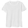 Футболка женская T-bolka 140 Lady, белая с нанесением логотипа
