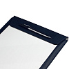 Папка-планшет для бумаг Petrus, темно-синяя с нанесением логотипа