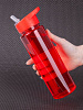 Бутылка для воды Holo, красная с нанесением логотипа