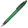 Ручка шариковая Semyr Frost, зеленая с нанесением логотипа