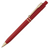 Ручка шариковая Raja Gold, красная с нанесением логотипа