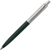 Ручка шариковая Popular, зеленая с нанесением логотипа
