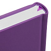 Ежедневник Favor Metal, недатированный, фиолетовый с нанесением логотипа