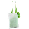 Пляжное полотенце в сумке SoaKing, зеленое с нанесением логотипа