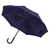 Зонт наоборот Unit Style, трость, темно-фиолетовый с нанесением логотипа