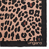 Платок Leopardo Silk, коричневый с нанесением логотипа