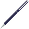 Ручка шариковая Blade Soft Touch, синяя с нанесением логотипа