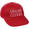 Бейсболка с вышивкой Undercover, красная с нанесением логотипа