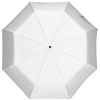 Зонт складной Manifest со светоотражающим куполом, серый с нанесением логотипа
