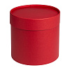 Коробка Circa S, красная с нанесением логотипа