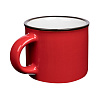 Кружка Dacha, малая, красная с нанесением логотипа