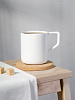 Чайная пара Riposo, большая, белая с нанесением логотипа