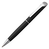 Ручка шариковая Glide, черная с нанесением логотипа