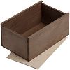 Деревянный ящик Boxy, малый, тонированный с нанесением логотипа
