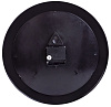 Часы настенные Vivid Large, черные с нанесением логотипа