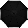 Зонт наоборот складной Futurum, черный с нанесением логотипа