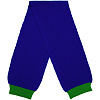 Шарф Snappy, синий с зеленым с нанесением логотипа