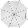 Зонт-трость Lido, белый с нанесением логотипа