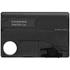 Набор инструментов SwissCard Lite, черный с нанесением логотипа